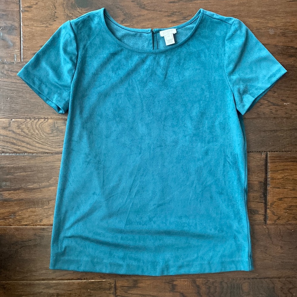 J. Crew Faux Suede Top